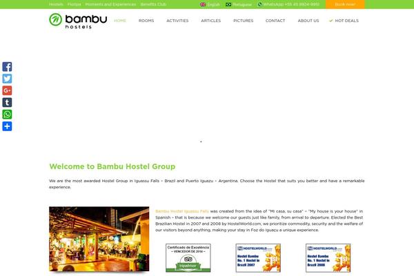 bambuhostels.com site used Bambu