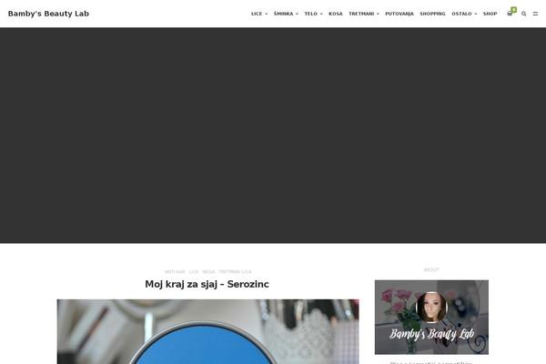 Site using Shortcodes-indep plugin