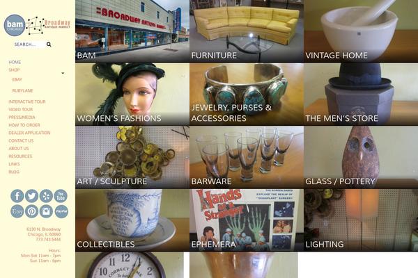 LENS theme site design template sample