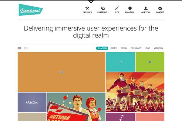 Daisho theme site design template sample