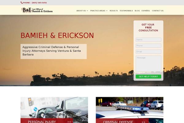 Divi theme site design template sample