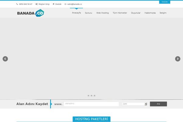 Megahost theme site design template sample