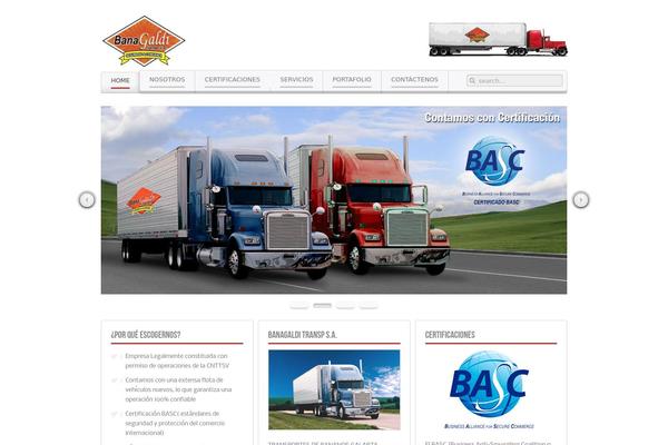 Balance theme site design template sample