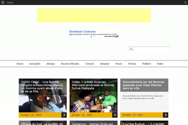 Newschannel theme site design template sample