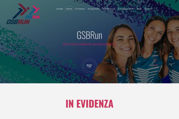 RunCrew theme site design template sample