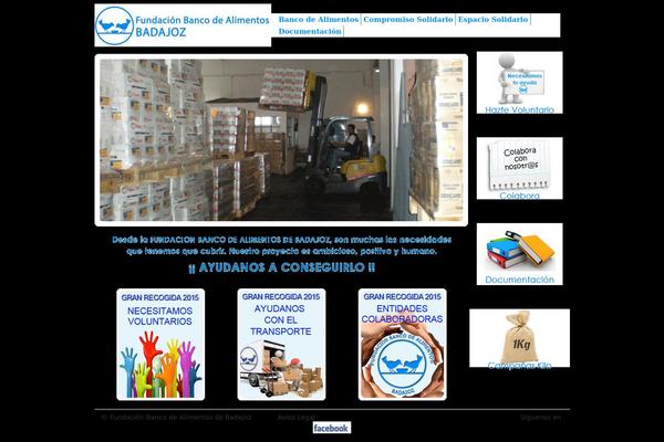 bancoalimentosbadajoz.org site used Banco_alimentos