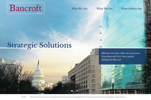 bancroftpllc.com site used Paperstreet
