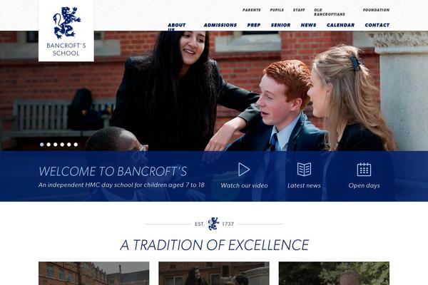 bancrofts.org site used Bancrofts