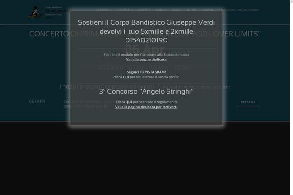 Site using Gdlr-event plugin