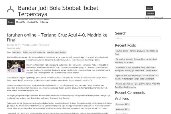 bandarjudibola.org site used Wishbone