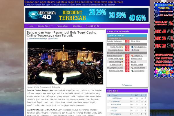 Frontier theme site design template sample
