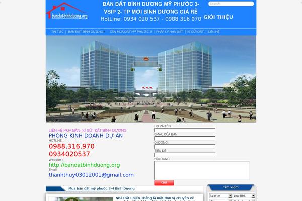 bandatbinhduong.org site used Wp-bandat