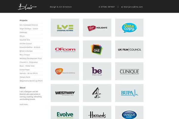 Collection theme site design template sample