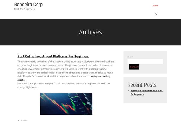 bandeiracorp.biz site used Adore-blog