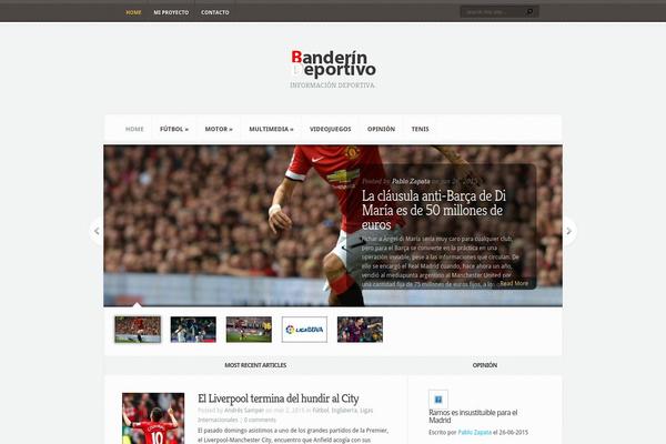 Aggregate theme site design template sample