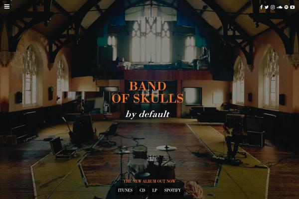 bandofskulls.com site used Bandofskullsmin