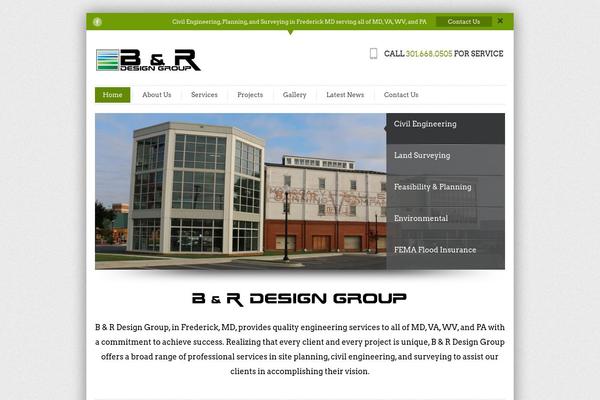 InfoWay theme site design template sample