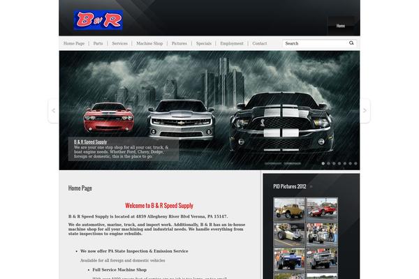 Autozone theme site design template sample