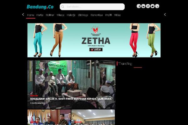 bandung.co site used Kobaran