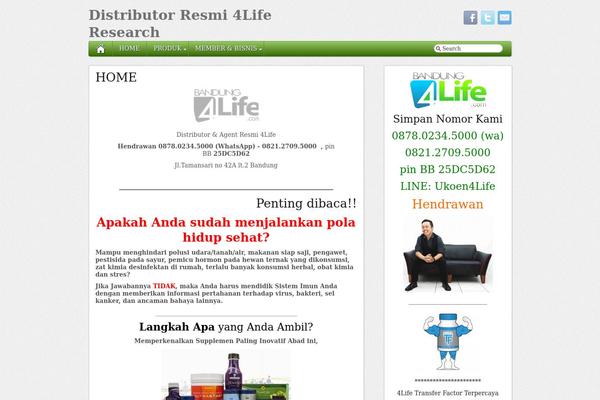 iFeature theme site design template sample