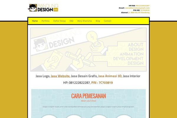 Etherna theme site design template sample