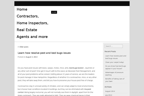 Bota theme site design template sample