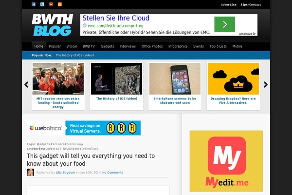 Site using Lets-live-blog plugin