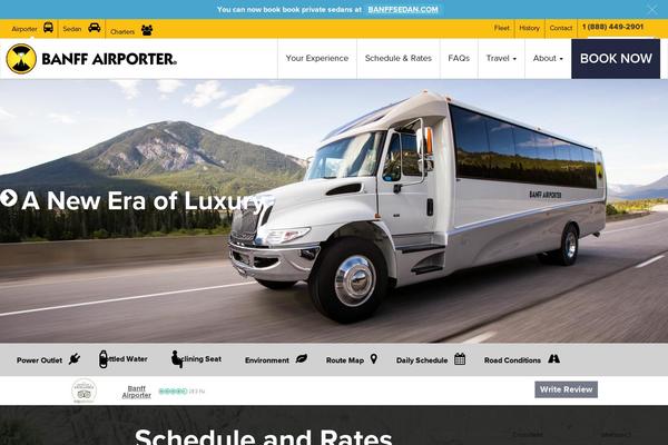banffairporter.com site used Airportertheme