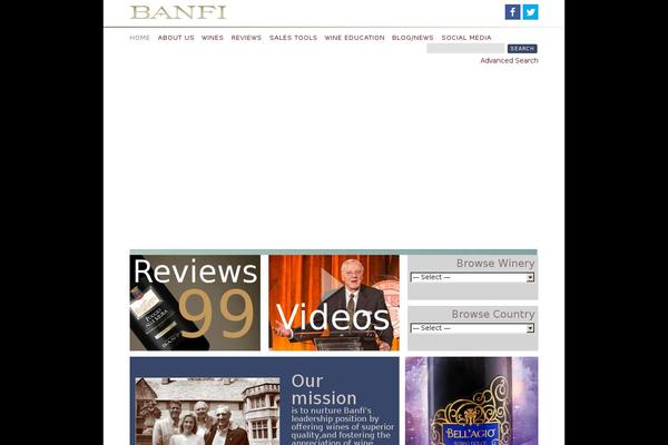 banfi WordPress theme, websites list used banfi theme banfi theme websites examples