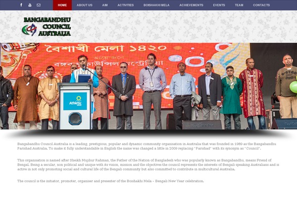Official theme site design template sample