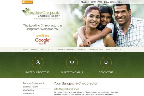 bangalorechiropractic.com site used Childsites-parent