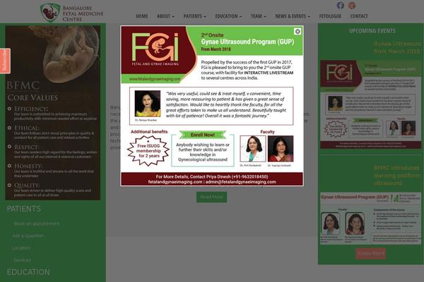 Site using jQuery Smooth Scroll plugin