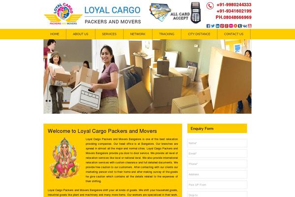 bangalorepackermover.com site used Sgcate