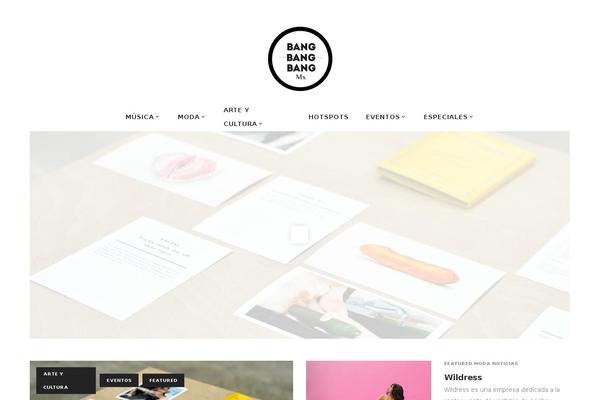 Magazinevibe theme site design template sample