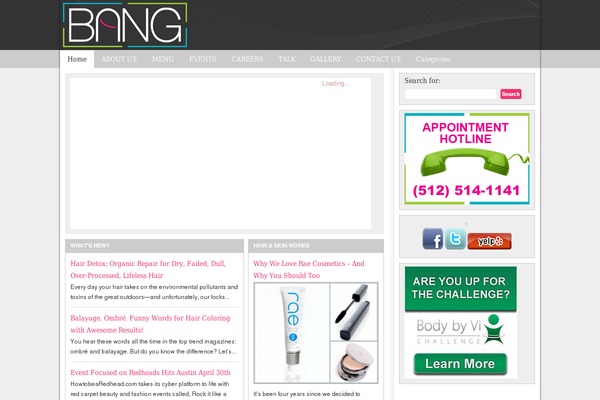Allure_20 theme site design template sample