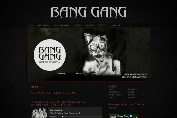 Dark-n-gritty theme site design template sample