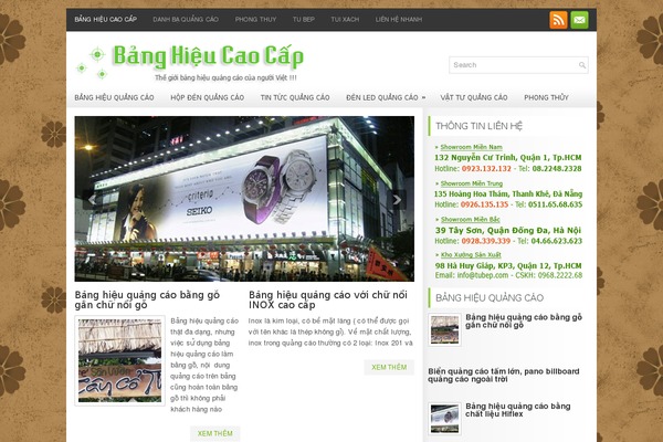 banghieucaocap.com site used Glade