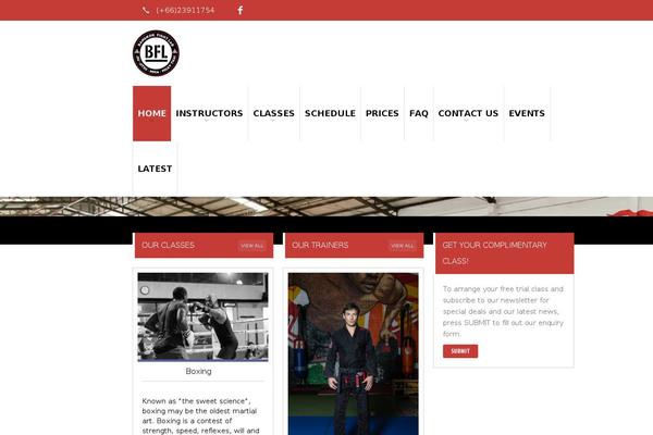 Fit Wp theme site design template sample