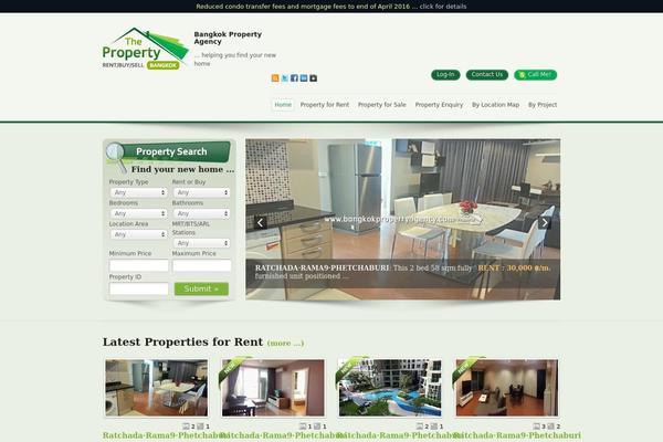 Estate theme site design template sample