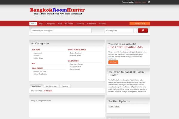 ClassiPress theme site design template sample
