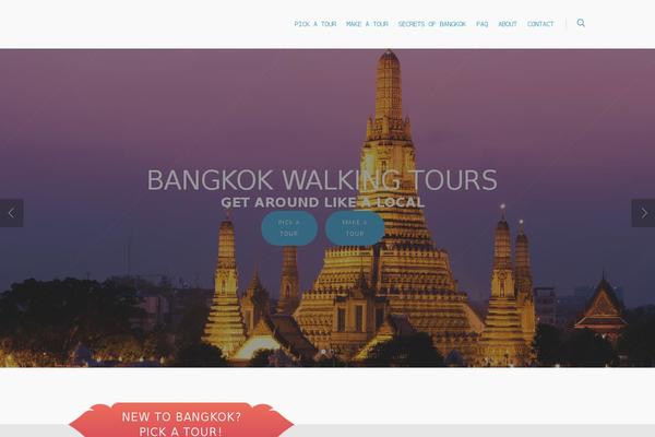 Salient theme site design template sample