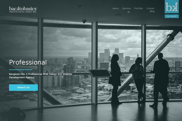 Bk theme site design template sample