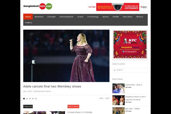 Site using Newsplus-shortcodes plugin