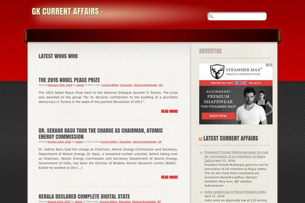 Frantic theme site design template sample