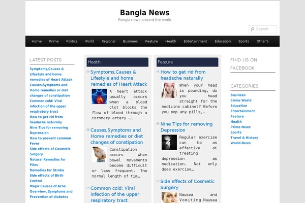 Bunnypresslite theme site design template sample