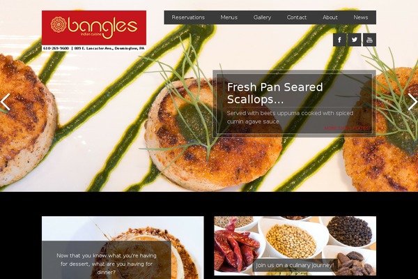 Forked theme site design template sample