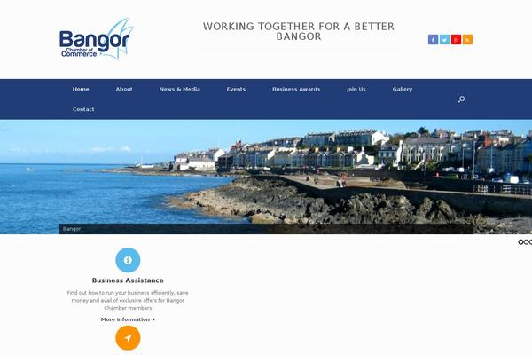 Vantage theme site design template sample