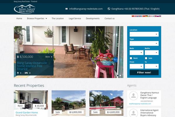 Realia theme site design template sample