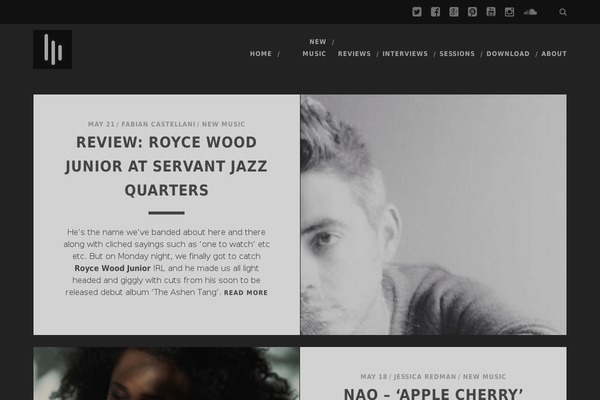 Hoarder theme site design template sample