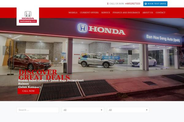Site using Progression-car-dealer-master plugin